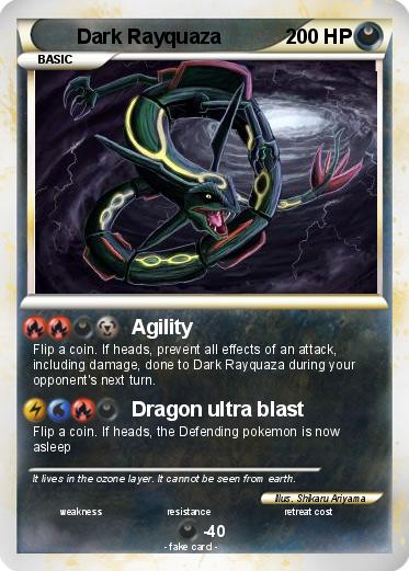 Pokemon Dark Rayquaza
