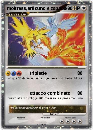 Pokemon moltress,articuno e zapdos
