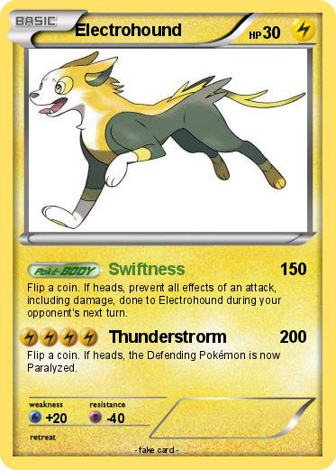 Pokemon Electrohound