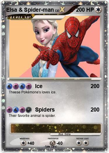 Pokemon Elsa & Spider-man