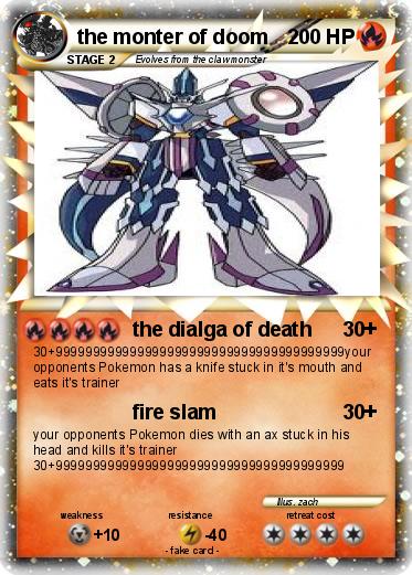 Pokemon the monter of doom