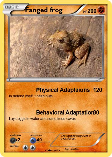 Pokemon Fanged frog