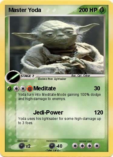 Pokemon Master Yoda