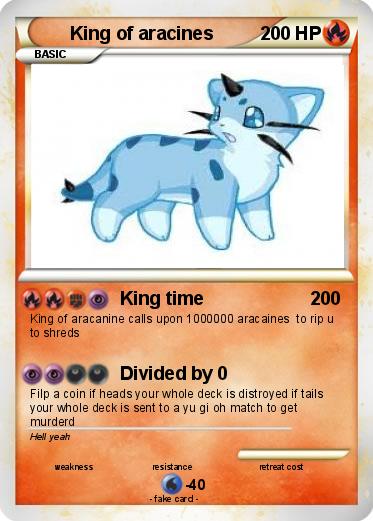 Pokemon King of aracines