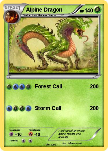 Pokemon Alpine Dragon