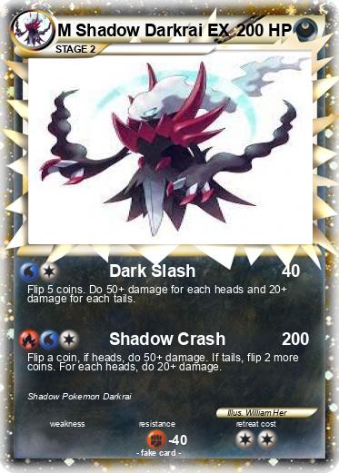 Pokemon M Shadow Darkrai EX