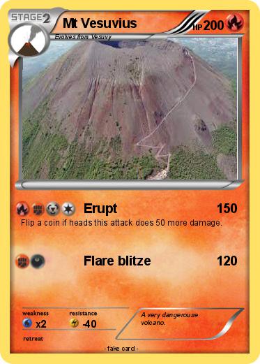 Pokemon Mt Vesuvius