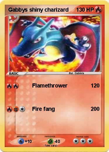Pokemon Gabbys shiny charizard