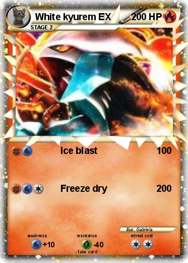 Pokemon White kyurem EX