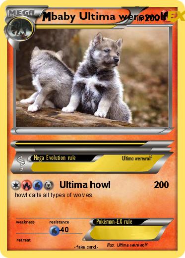 Pokemon baby Ultima werewolf