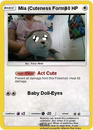 Pokemon Mia (Cuteness Form)