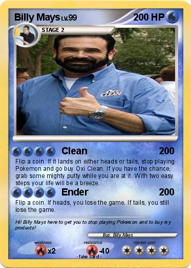 Pokemon Billy Mays