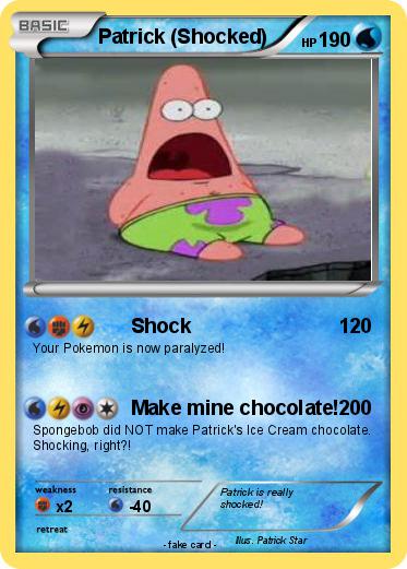 Pokemon Patrick (Shocked)