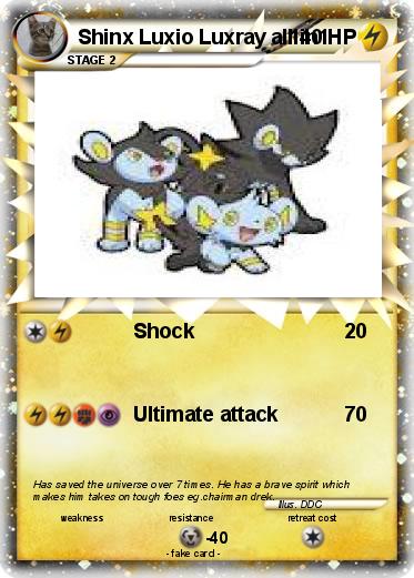 Pokemon Shinx Luxio Luxray all in1