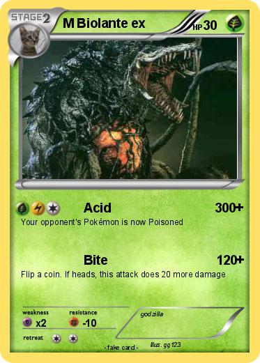 Pokemon M Biolante ex