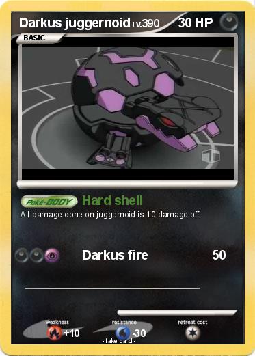 Pokemon Darkus juggernoid