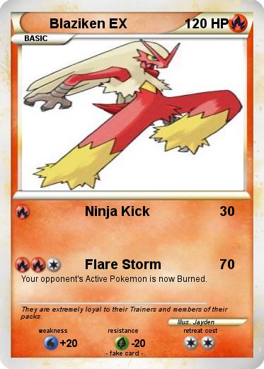 Pokemon Blaziken EX