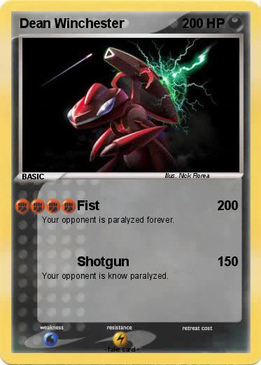 Pokemon Dean Winchester