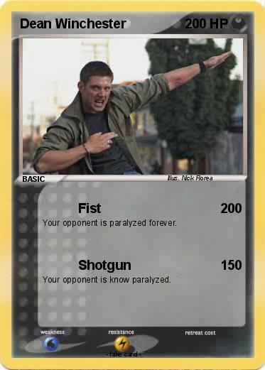Pokemon Dean Winchester
