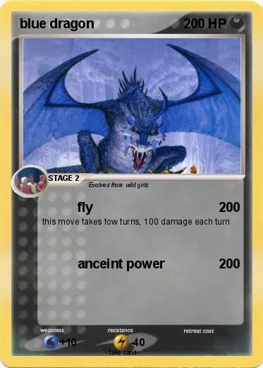 Pokemon blue dragon