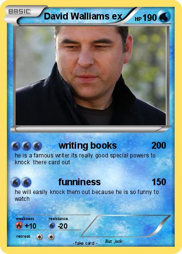 Pokemon David Walliams ex