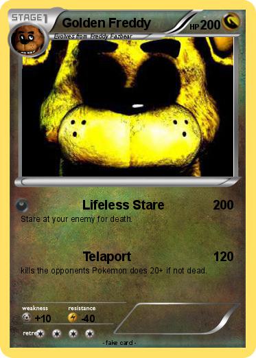 Pokemon Golden Freddy