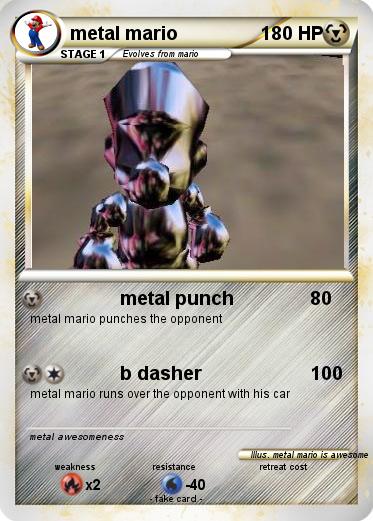 Pokemon metal mario