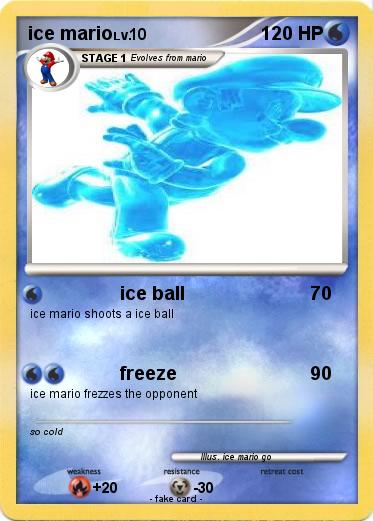 Pokemon ice mario