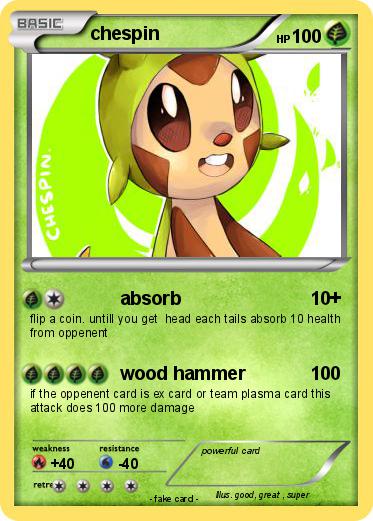 Pokemon chespin