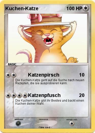 Pokemon Kuchen-Katze