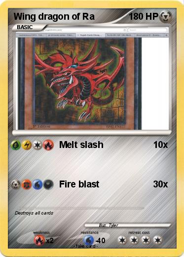 Pokemon Wing dragon of Ra