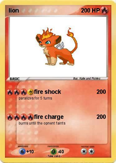 Pokemon lion