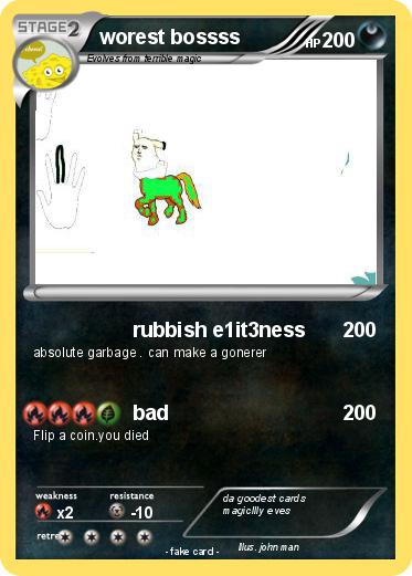 Pokemon worest bossss