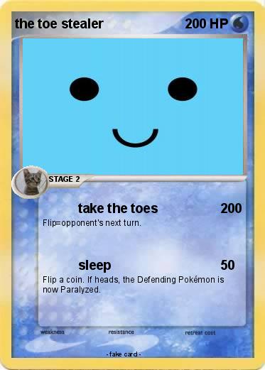Pokemon the toe stealer