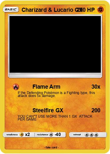 Pokemon Charizard & Lucario GX