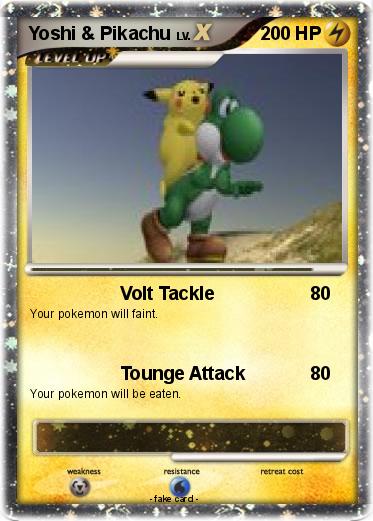 Pokemon Yoshi & Pikachu