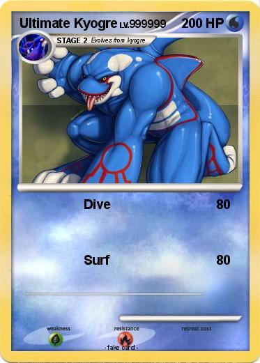 Pokemon Ultimate Kyogre
