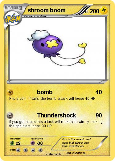 Pokemon shroom boom