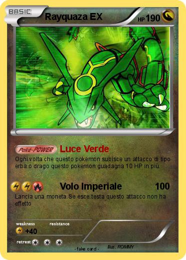 Pokemon Rayquaza EX