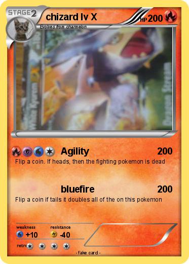 Pokemon chizard lv X