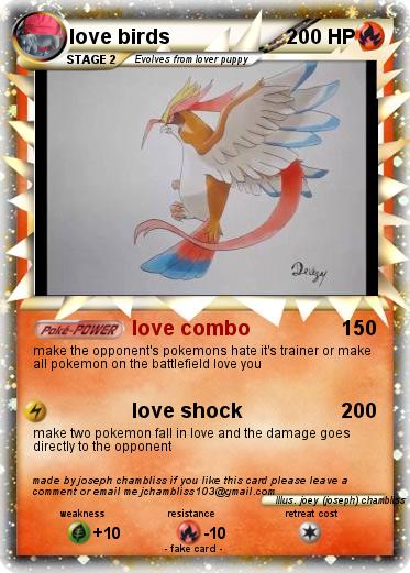 Pokemon love birds