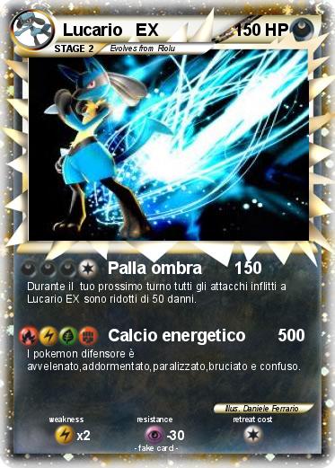 Pokemon Lucario   EX