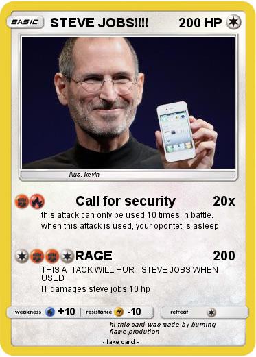 Pokemon STEVE JOBS!!!!