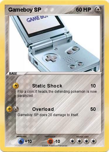 Pokemon Gameboy SP