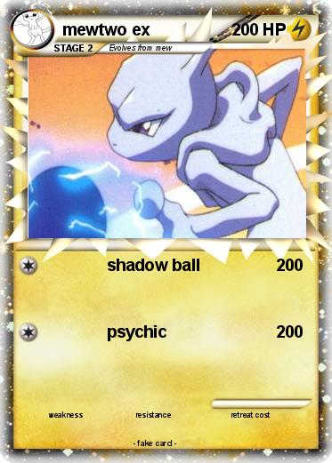 Pokemon mewtwo ex