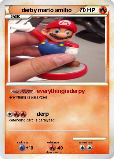 Pokemon derby mario amibo