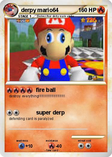 Pokemon derpy mario64