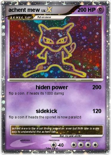 Pokemon achent mew