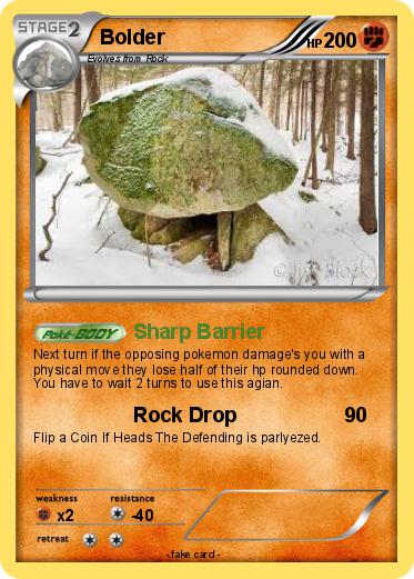 Pokemon Bolder