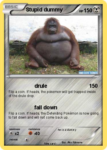 Pokemon Stupid dummy